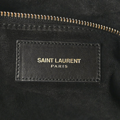 Saint Laurent Calfskin Classic Duffle 6 Black 6 of 12