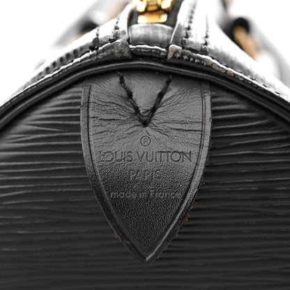 Louis Vuitton Epi Speedy 35 Black 6 of 15