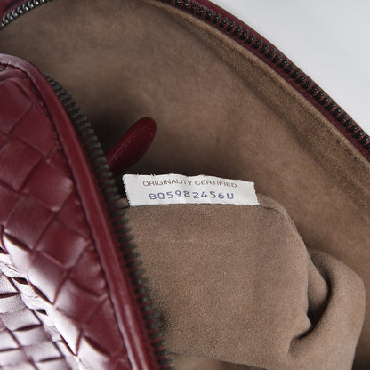 Bottega Veneta Nappa Intrecciato Crossbody Pillow Aubergine 8 of 9