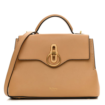 Mulberry Silky Calfskin Mini Seaton Dark Golden Yellow 1 of 9