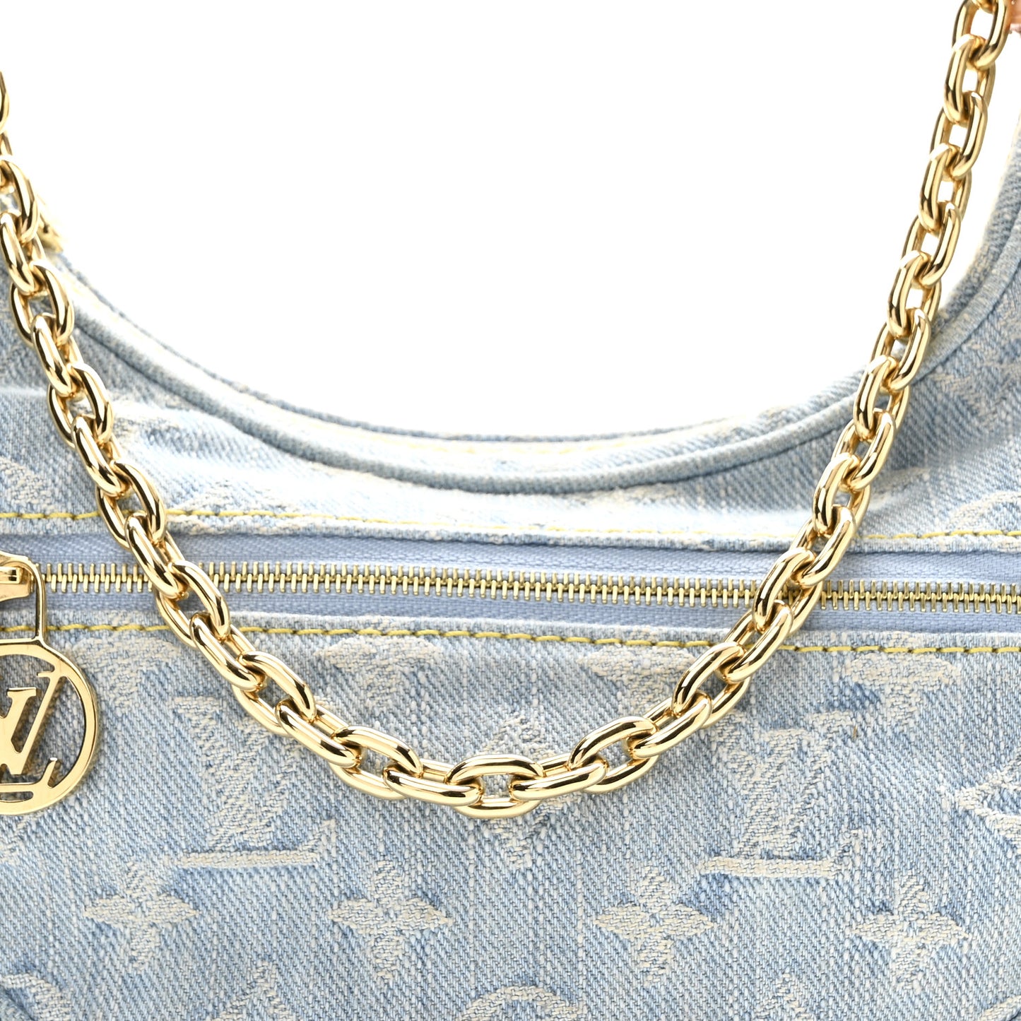 Monogram Denim Loop Sky Denim Sky Denim