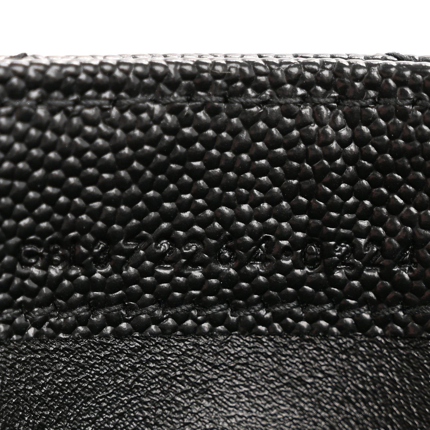 Grain De Poudre Matelasse Chevron Monogram Flap Wallet Black