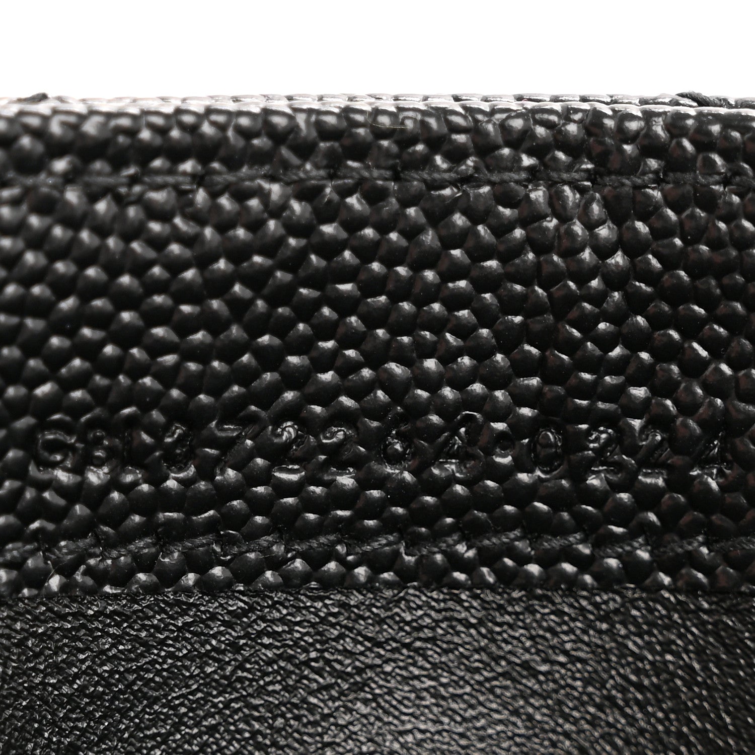 Saint Laurent Grain De Poudre Matelasse Chevron Monogram Flap Wallet Black 7 of 10