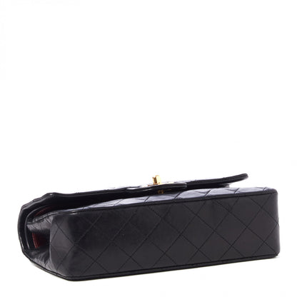 Chanel Lambskin Quilted Small Double Flap Black 3 of 9