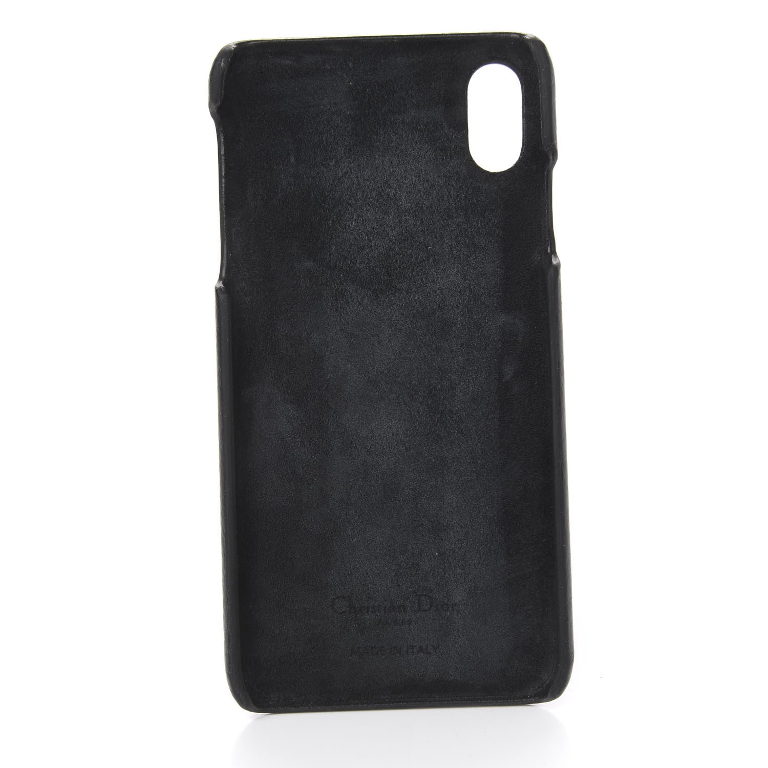Christian Dior Oblique Calfskin Saddle iPhone XS Max Case Blue 5 of 8
