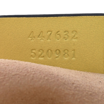 Gucci Calfskin Matelasse Small GG Marmont Chain Shoulder Bag Banana 7 of 10