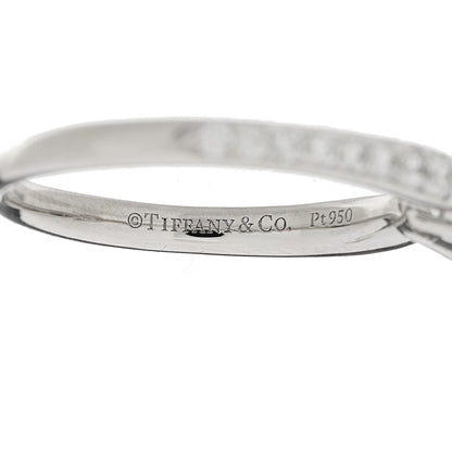 Tiffany Platinum Diamond .32ct Round Brilliant Harmony Engagement Ring 48 4.5 6 of 7