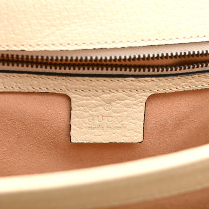 Gucci GG Supreme Monogram Textured Dollar Calfskin Web Small Ophidia Padlock Top Handle Bag Beige Ebony Mystic White 6 of 12