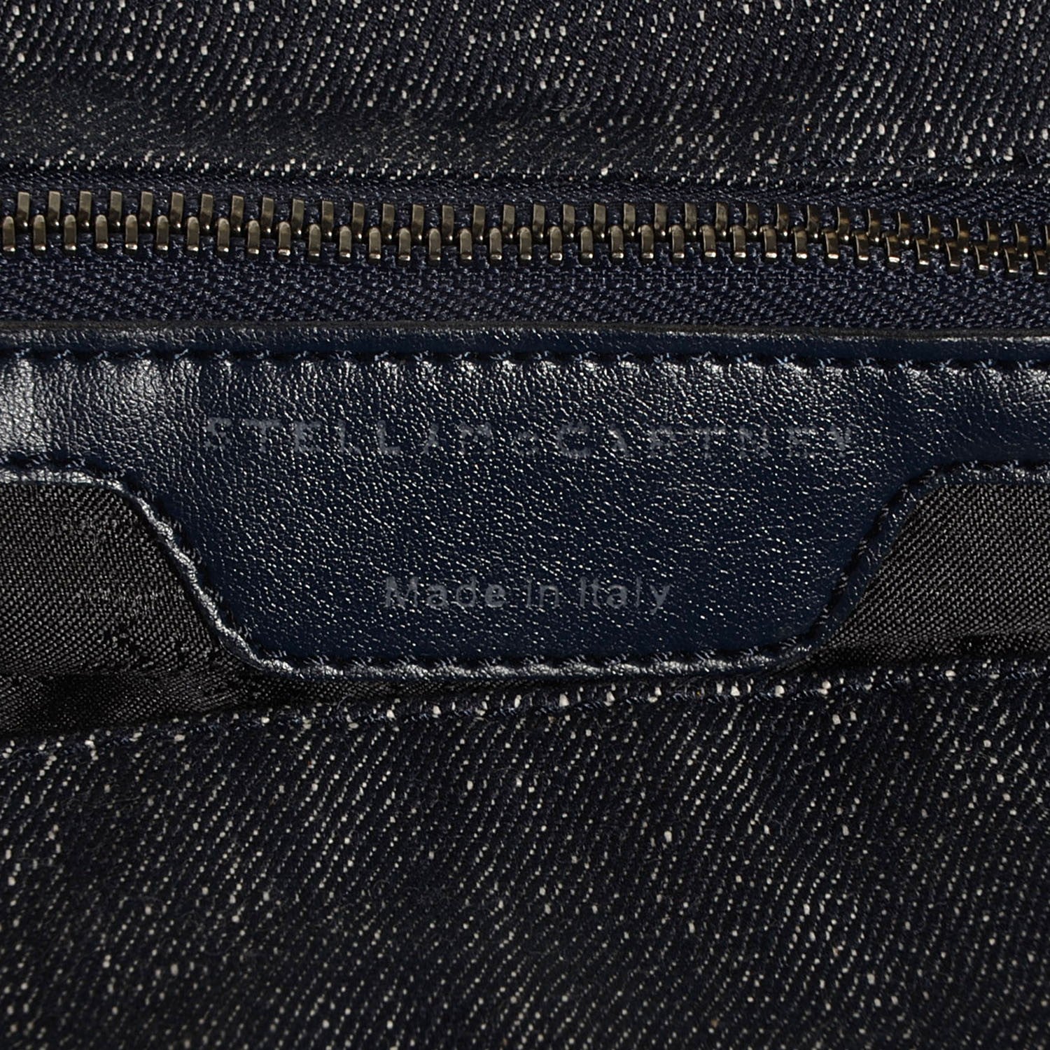 Stella McCartney Denim Quilted Small Baby Bella Tote 6 of 6