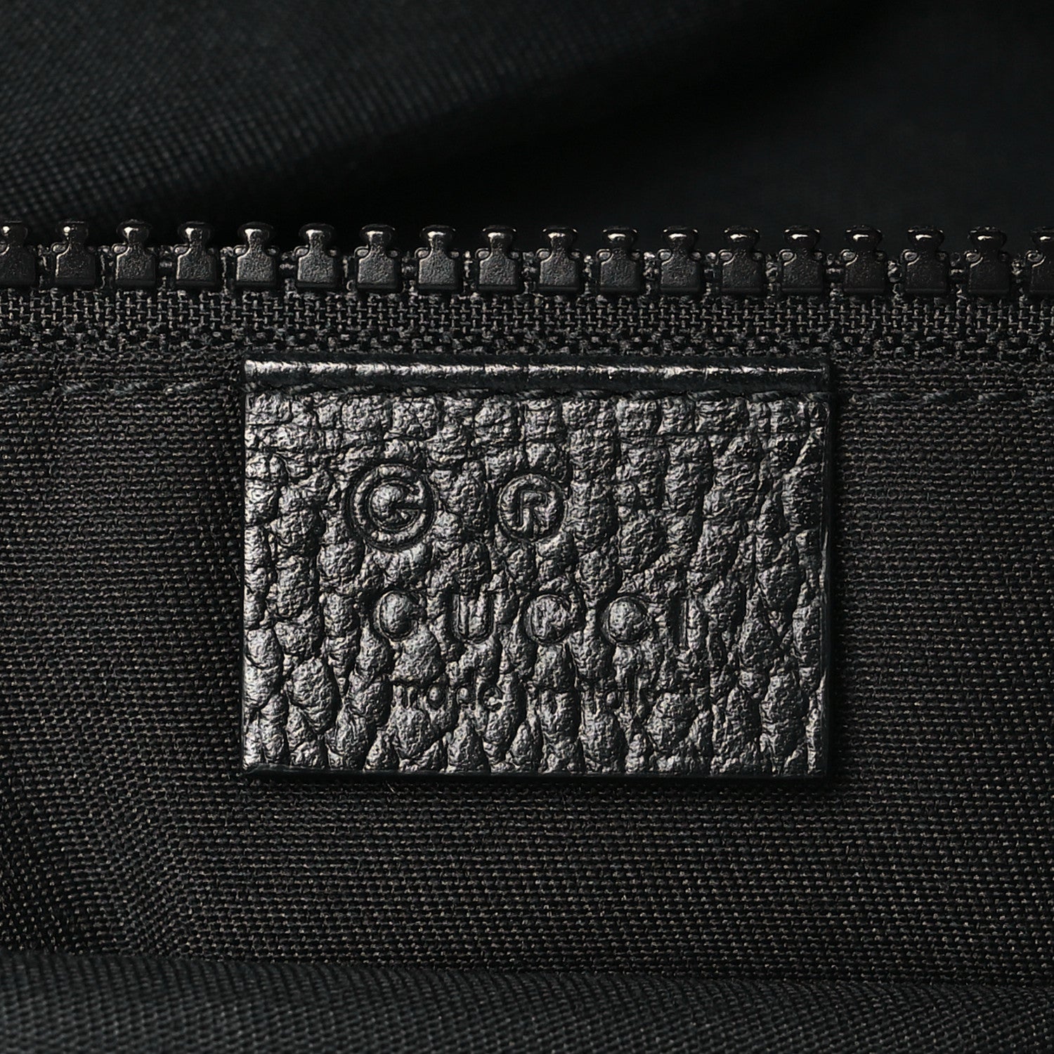Gucci Nylon Monogram Small Flat Messenger Bag Black 6 of 10