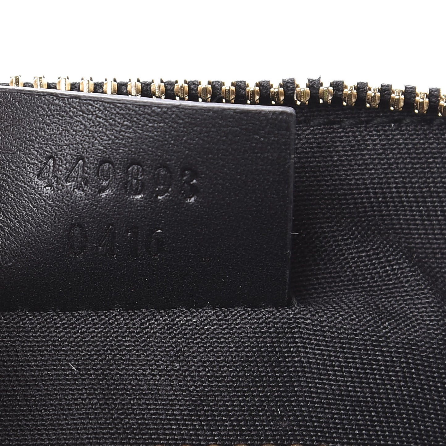 Microguccissima GG Cosmetic Case Black