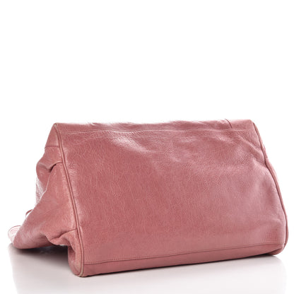 Balenciaga Agneau Classic Hardware Large Sunday Tote Rose Bruyere 4 of 14