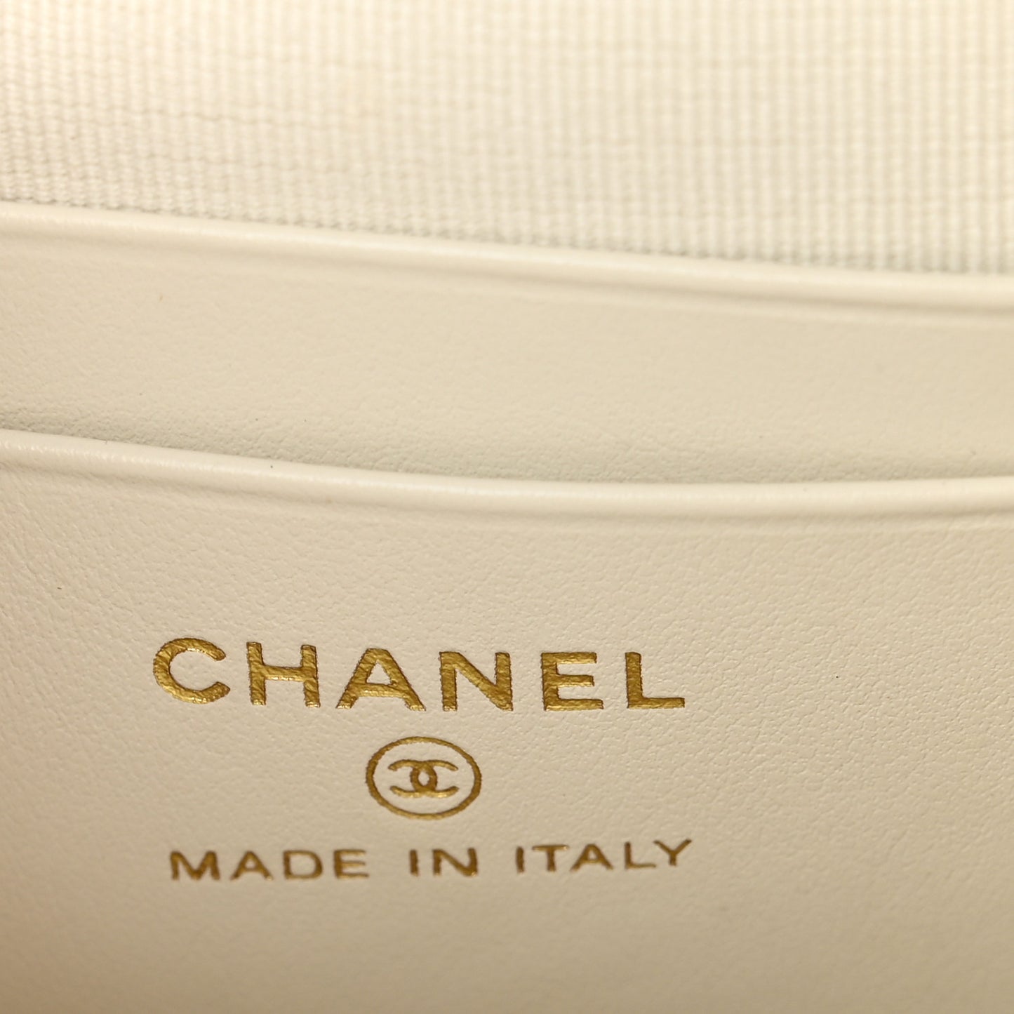 Caviar Quilted CC Mini Classic Backpack White