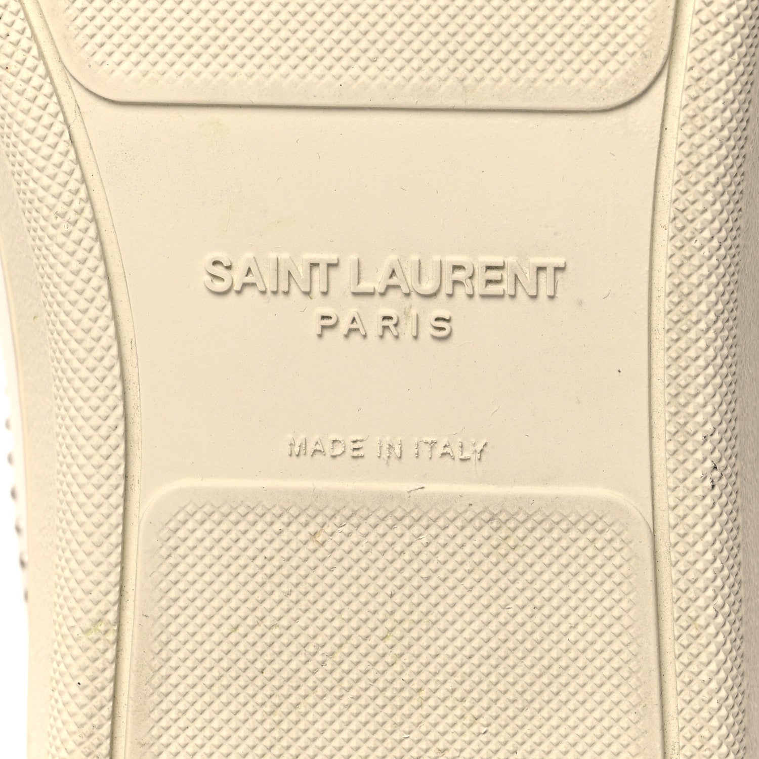 Saint Laurent SAINT LAURENT Calfskin Studded SL/08 Low Top Sneakers 37.5 White 7 of 9