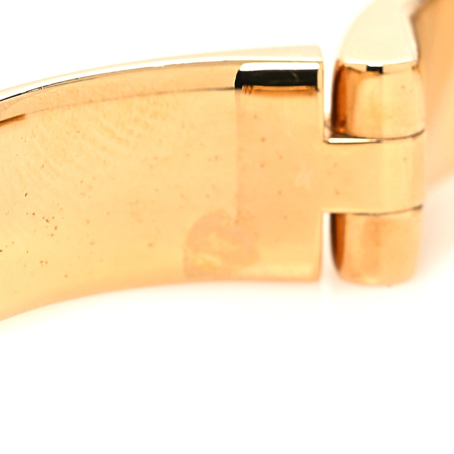 Brass Monogram Nanogram Cuff S Gold