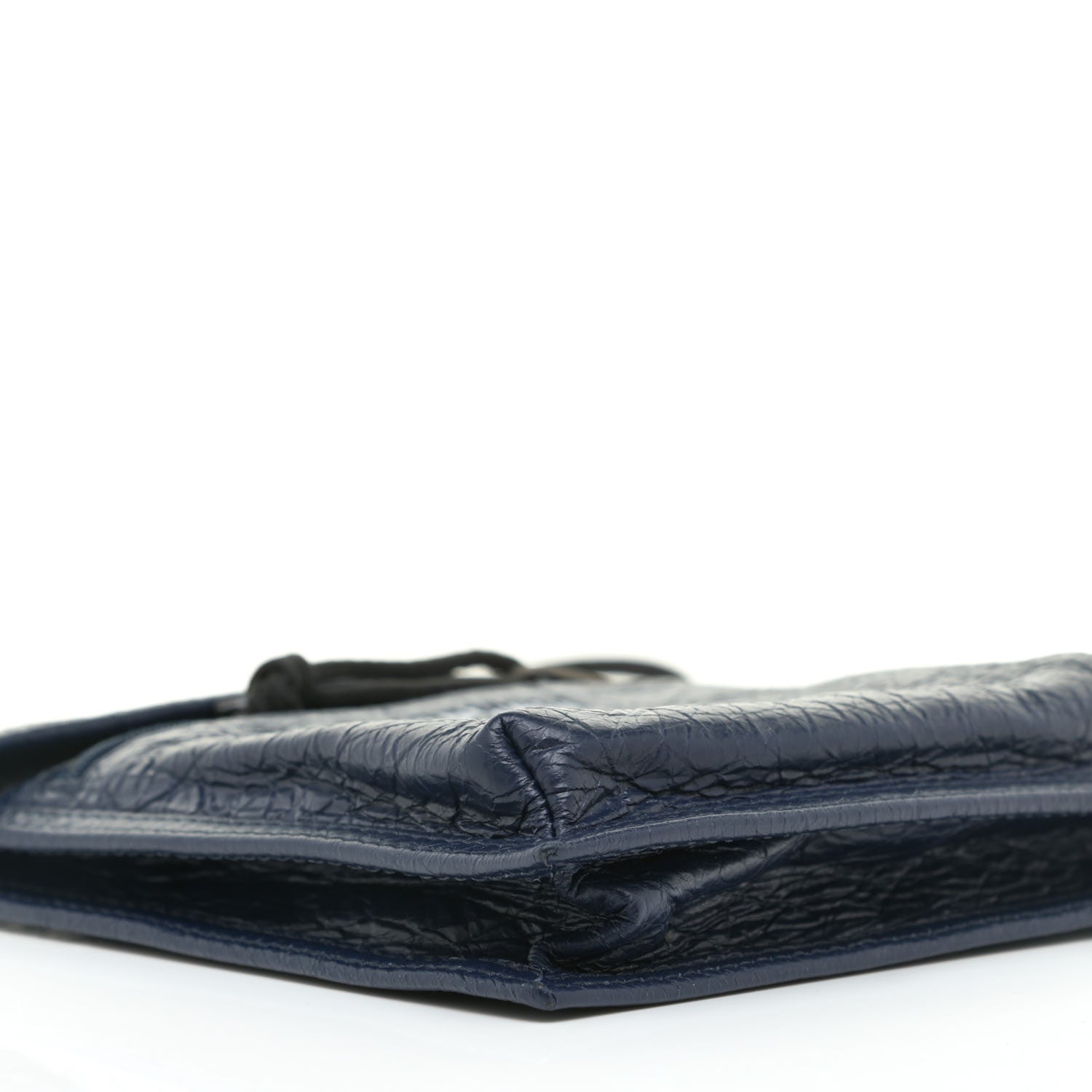 Balenciaga Agneau Arena Small Explorer Pouch with Strap Navy 4 of 8