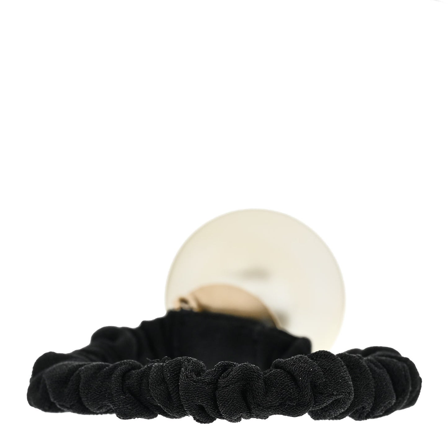 Pearl CC Hair Tie Black Gold Pearly White