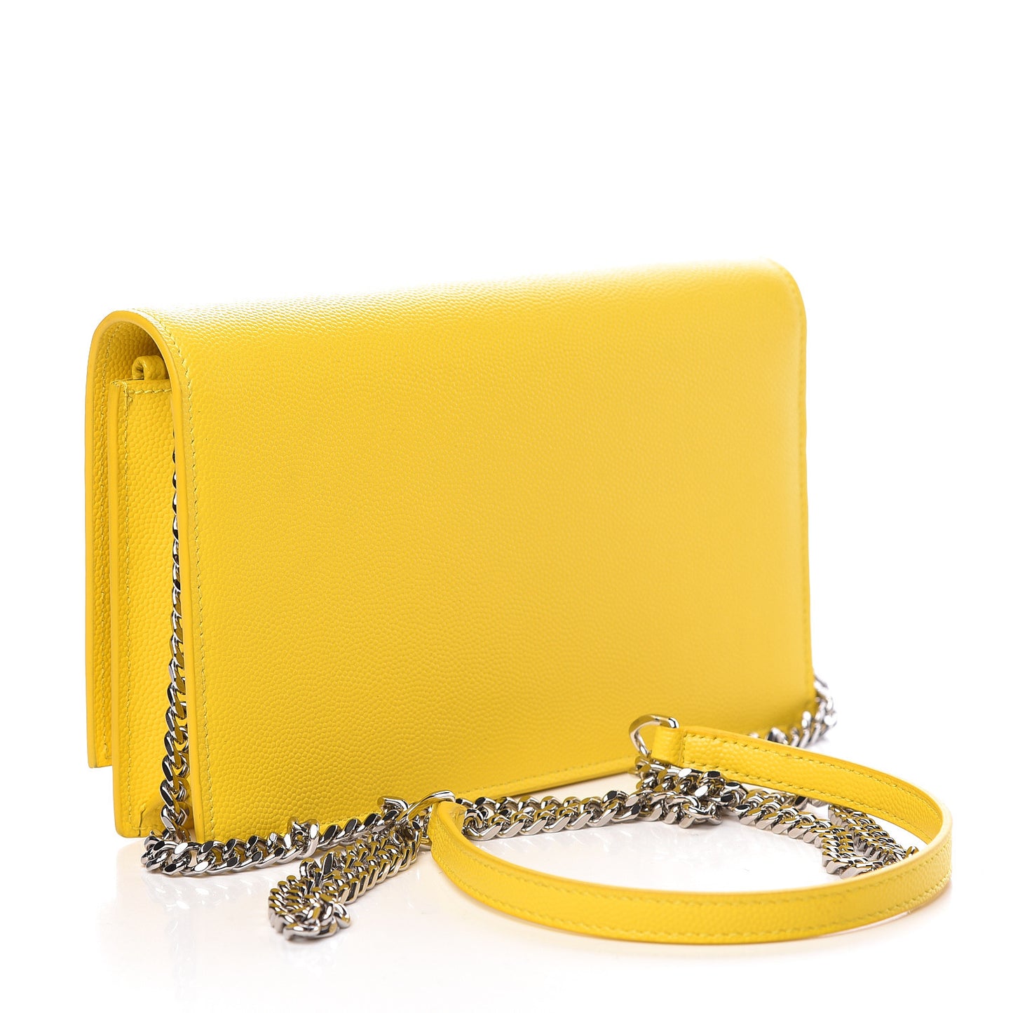 Grain De Poudre Classic Monogram Kate Tassel Chain Wallet Mimosa