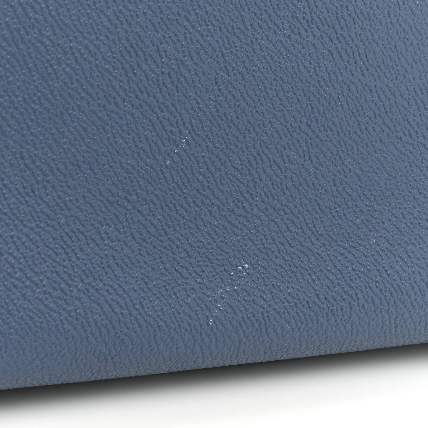 Soft Grain Calfskin Small Buckle Tote Steel Blue