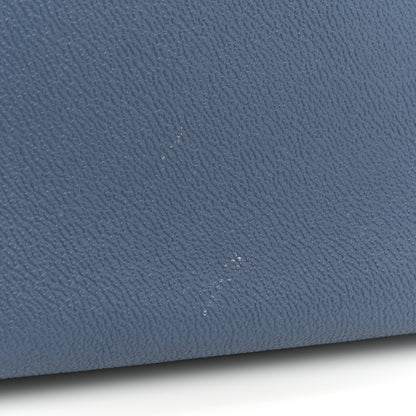 Burberry Soft Grain Calfskin Small Buckle Tote Steel Blue 14 of 14