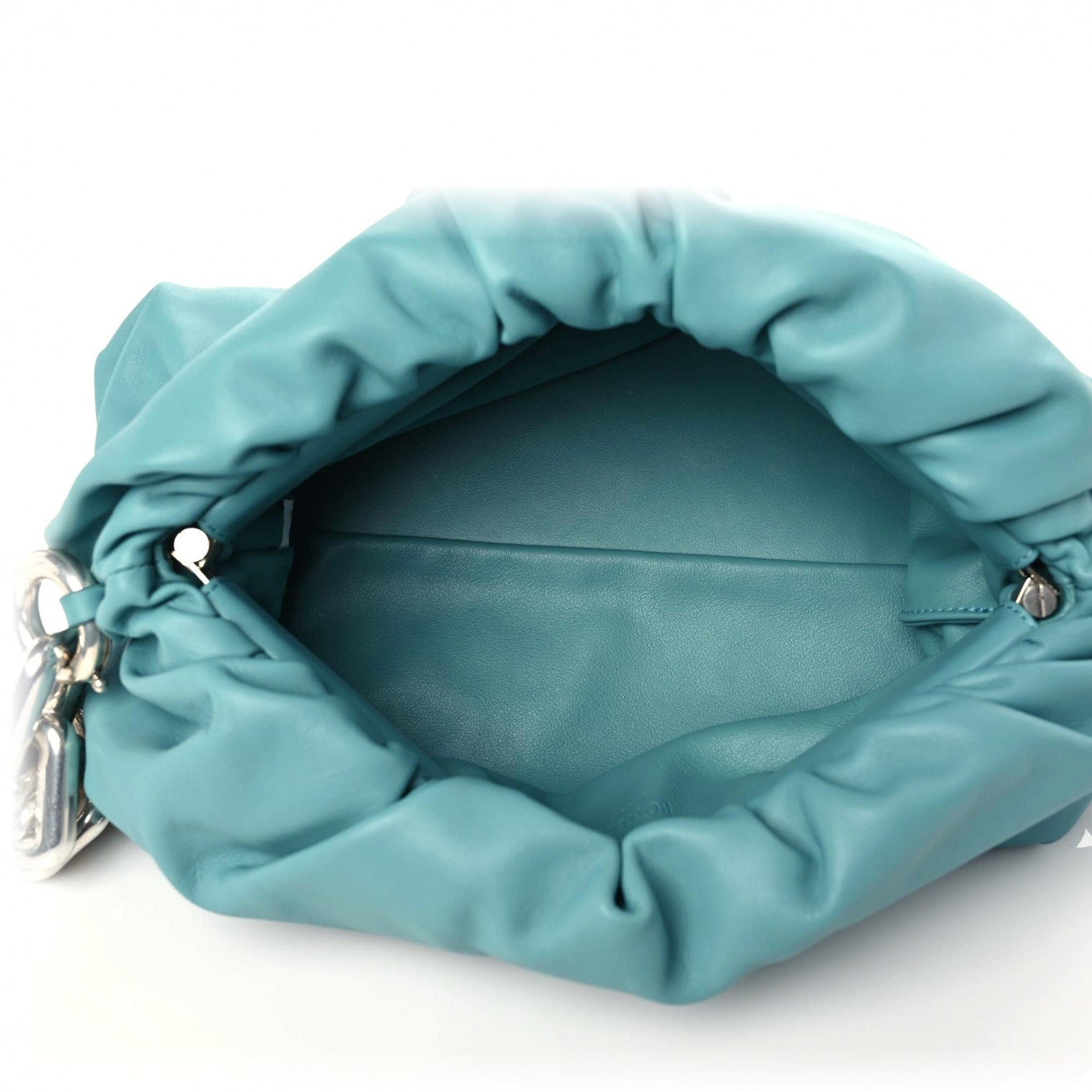 Bottega Veneta Calfskin The Pouch Chain Linloleum 5 of 9