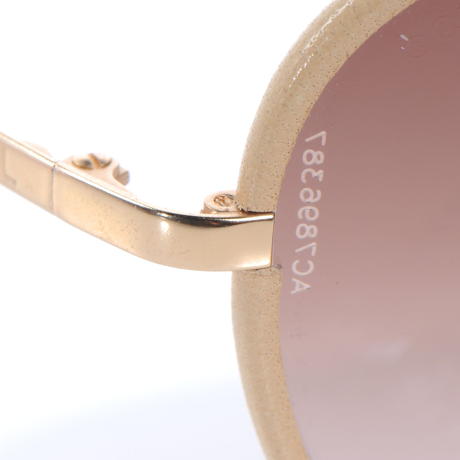 Chanel Aviator Sunglasses Gold 4162Q 4 of 6