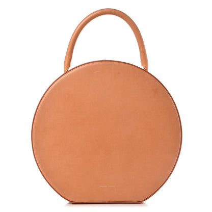 Mansur Gavriel Vegetable Tanned Calfskin Circle Bag Cammello 1 of 9