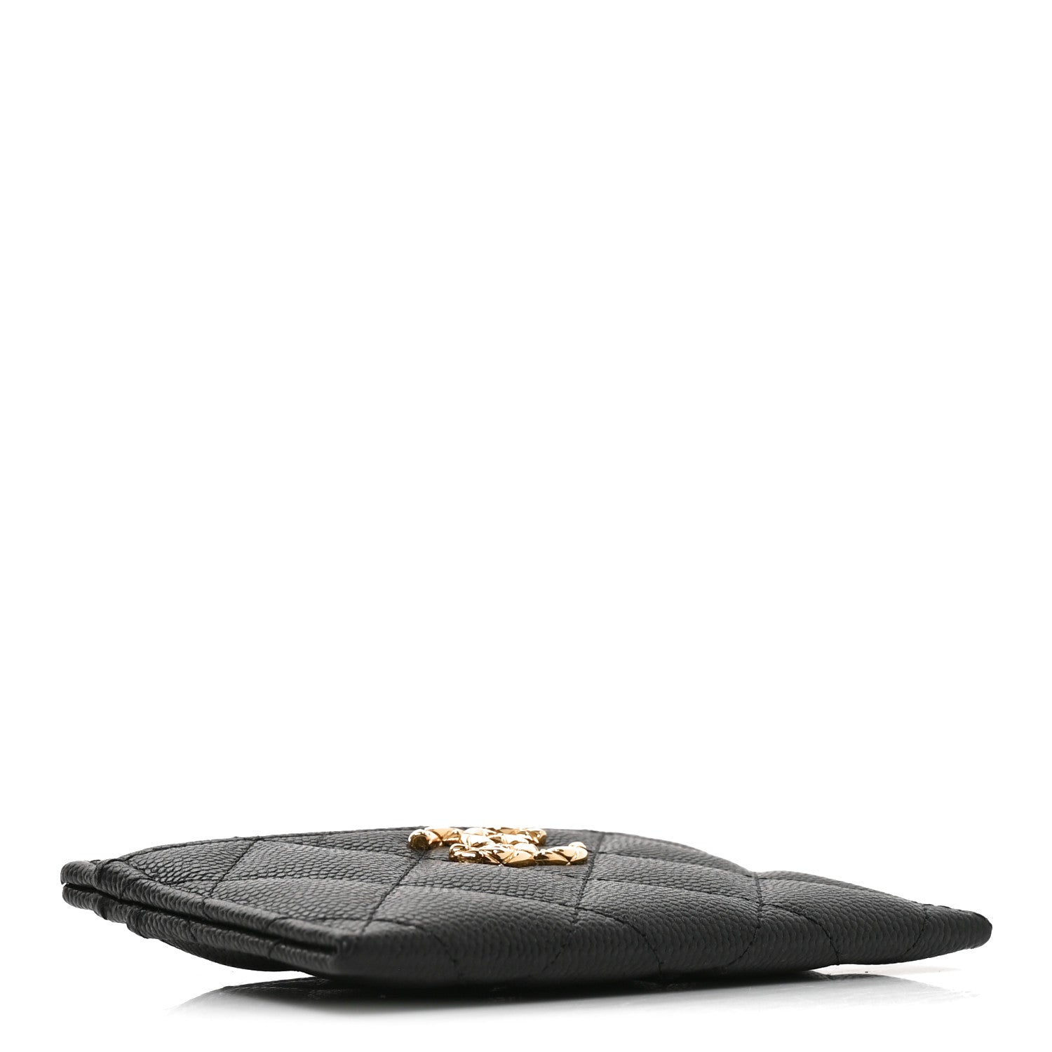 Chanel Caviar Quilted CC Card Holder Black 4 of 9
