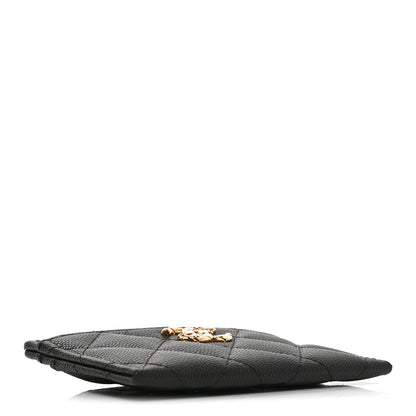 Chanel Caviar Quilted CC Card Holder Black 4 of 9