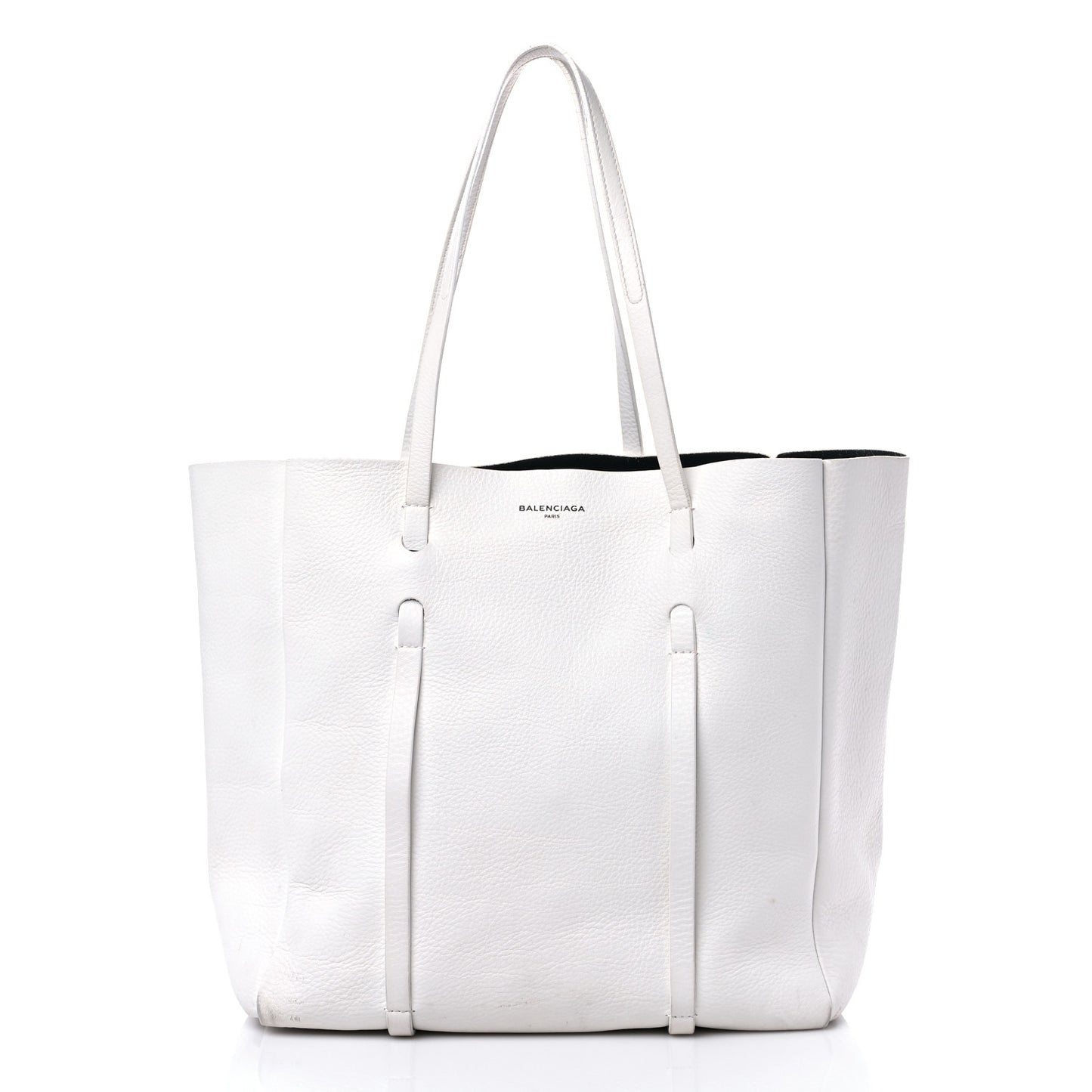 Veau Baltimore Double Sided Small Everyday Tote Optic White Black