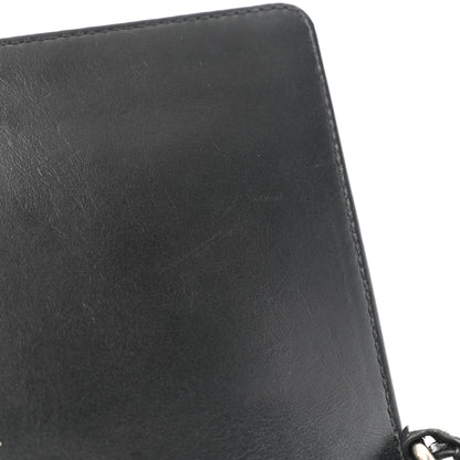 Chanel Calfskin Embossed Medium Paris Salzburg Boy Flap Black 11 of 11