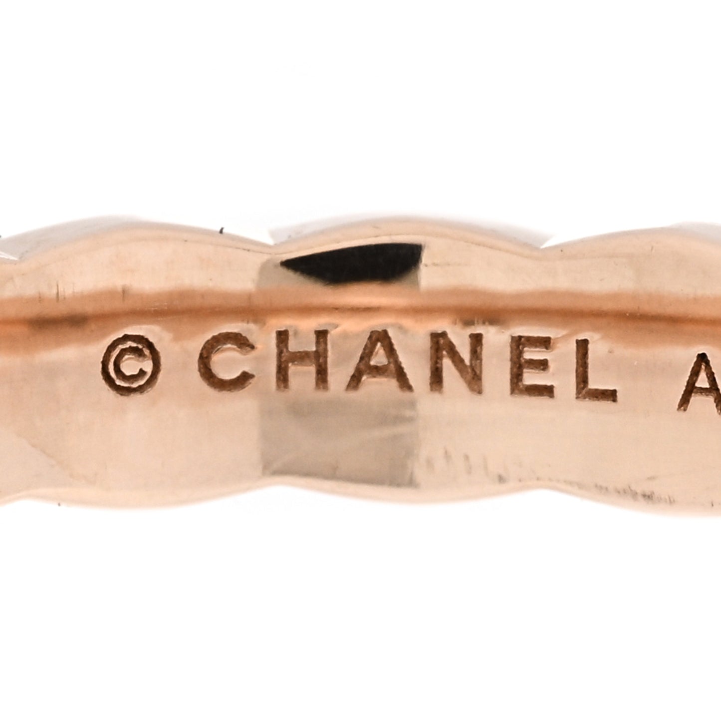 18K Beige Gold Mini Coco Crush Ring 51 5.75