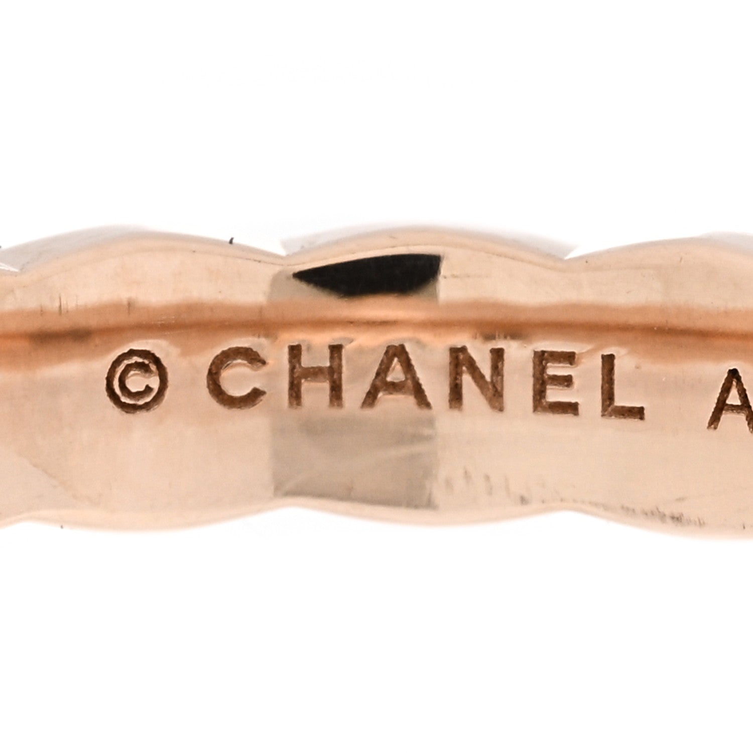 Chanel 18K Beige Gold Mini Coco Crush Ring 51 5.75 4 of 6