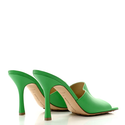 Bottega Veneta Lambskin Stretch Mule Sandals 40 Grass 4 of 7