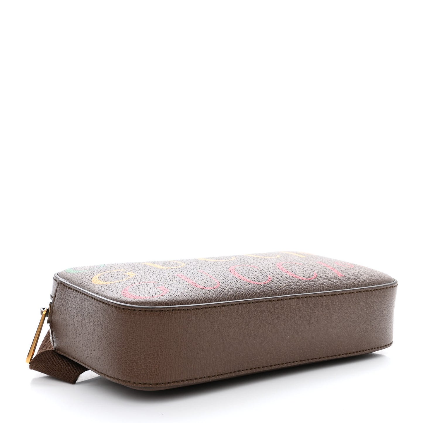 Textured Dollar Calfskin Gucci 100 Aria Belt Bag 80 32 New Acero Multicolor