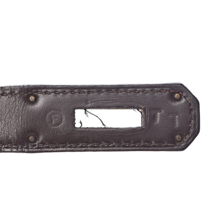 Hermes Box Kelly Retourne 32 Chocolate 8 of 64