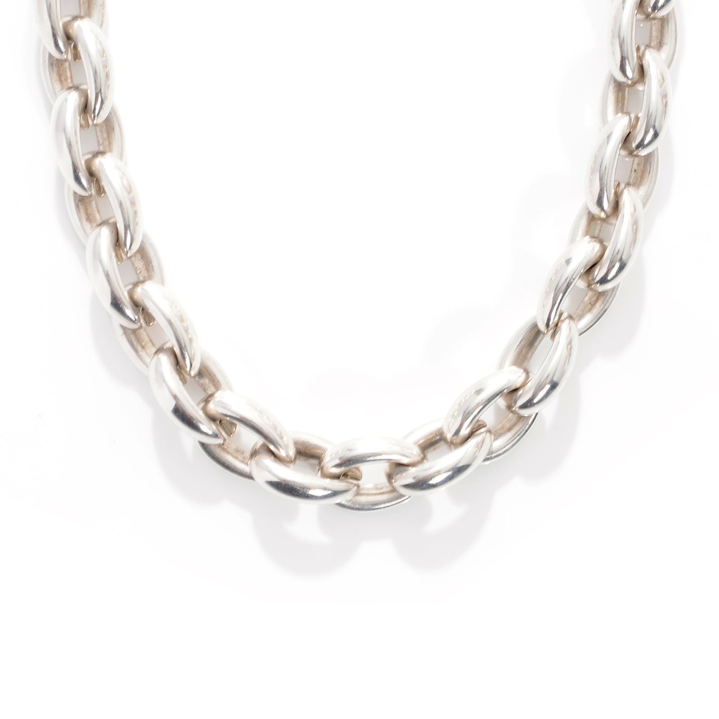 Sterling Silver Short Choker Necklace