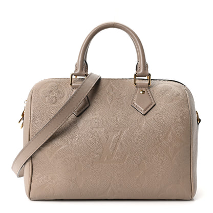 Louis Vuitton Empreinte Monogram Giant Speedy Bandouliere 25 Tourterelle 1 of 9