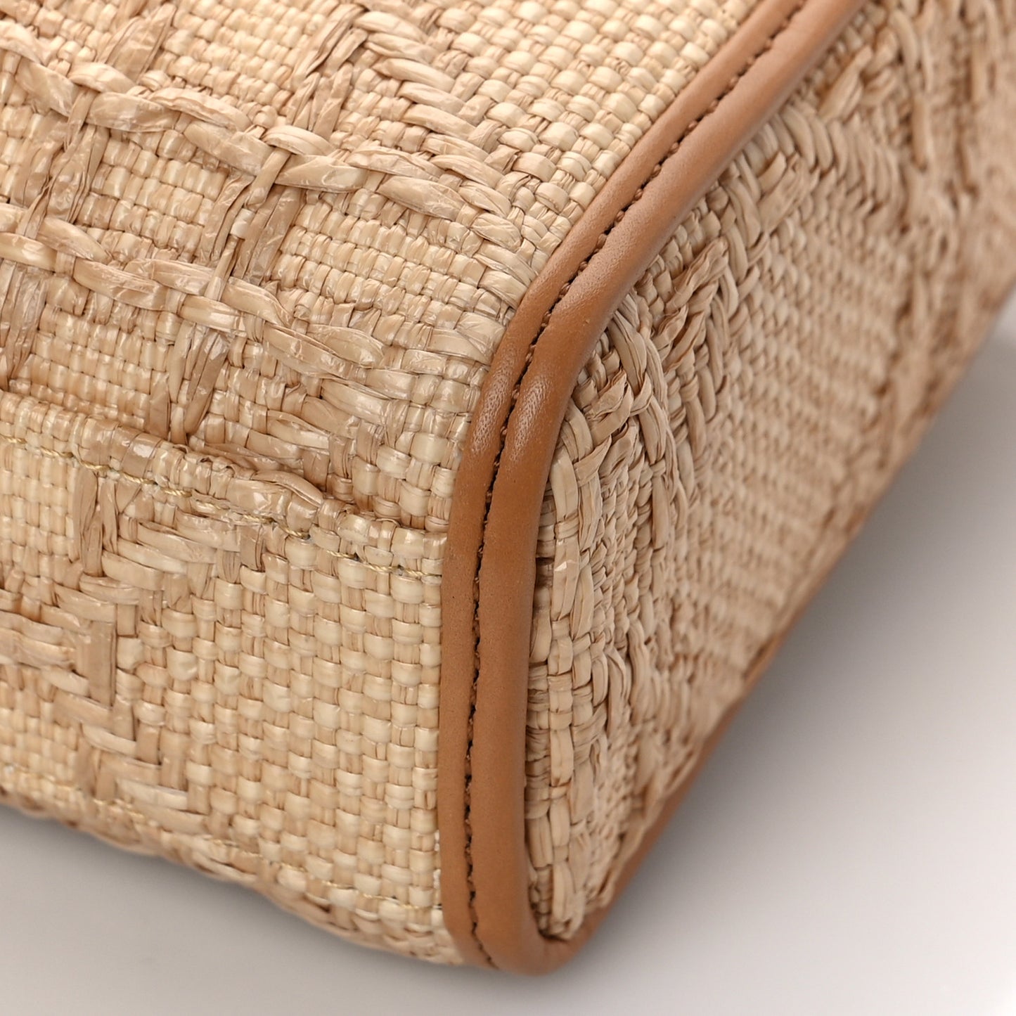 Raffia Macro Cannage Lady D-Joy Natural