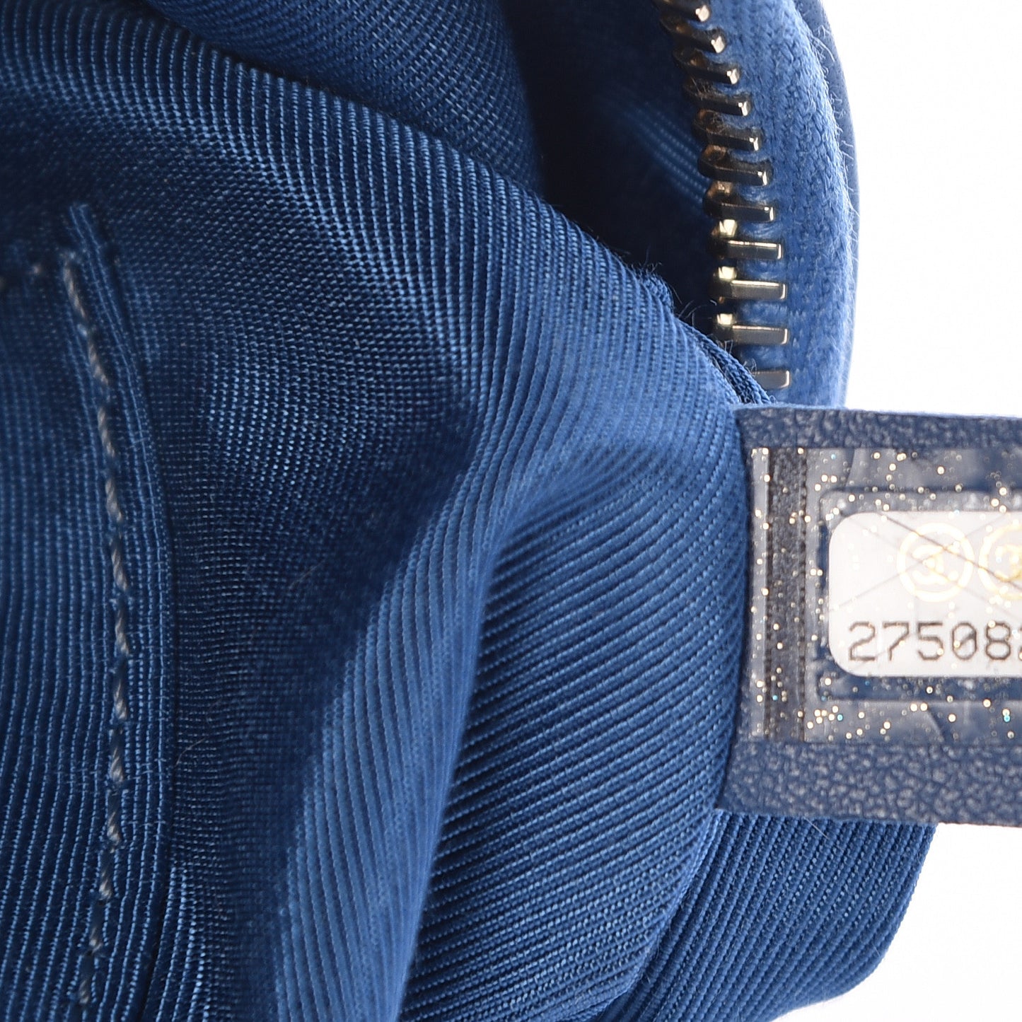 Lambskin Quilted Bi Waist Bag Fanny Pack Blue
