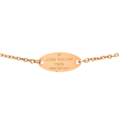 Louis Vuitton Brass Vendome Necklace Gold 5 of 6