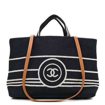 Chanel Denim Large Shopping Tote Blue 1 of 11