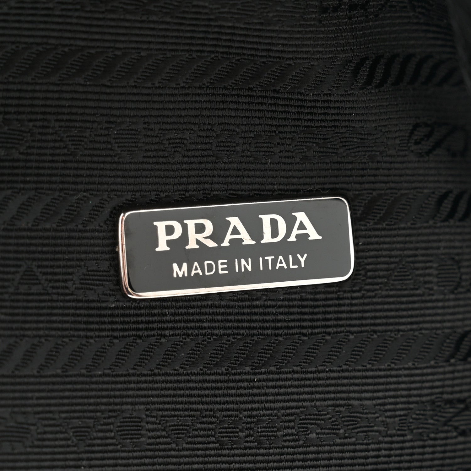 Prada Nappa Padded Signaux Triangle Crossbody Black 6 of 12