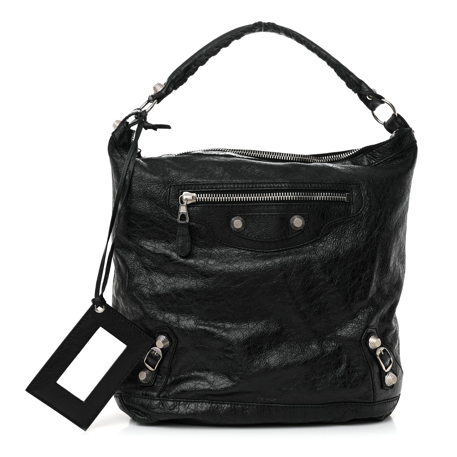 Balenciaga Agneau Giant 12 Silver Hardware Day Hobo Black 3 of 13
