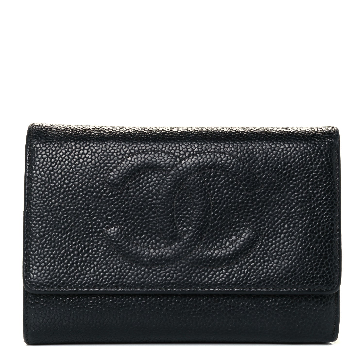 Chanel Caviar Timeless CC Compact Wallet Black 1 of 13