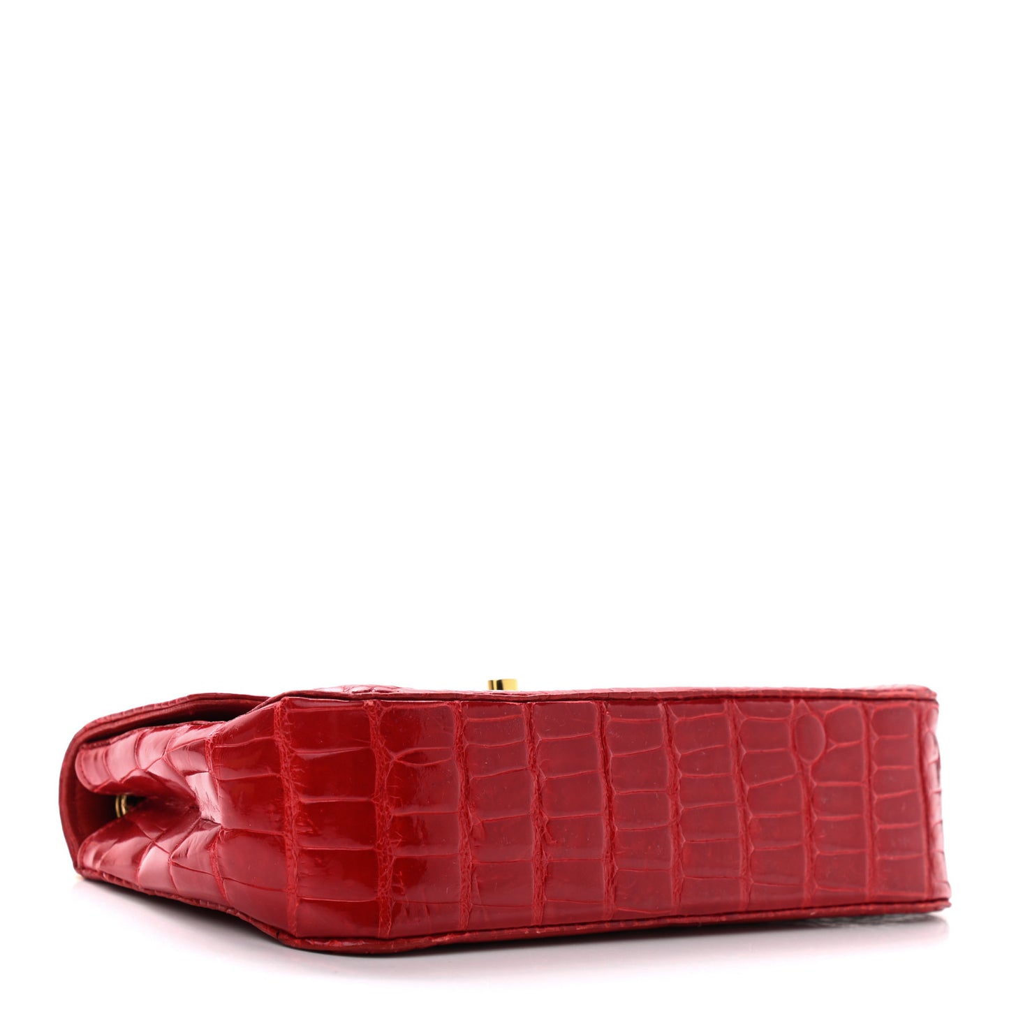 Alligator Mini Rectangular Flap Red
