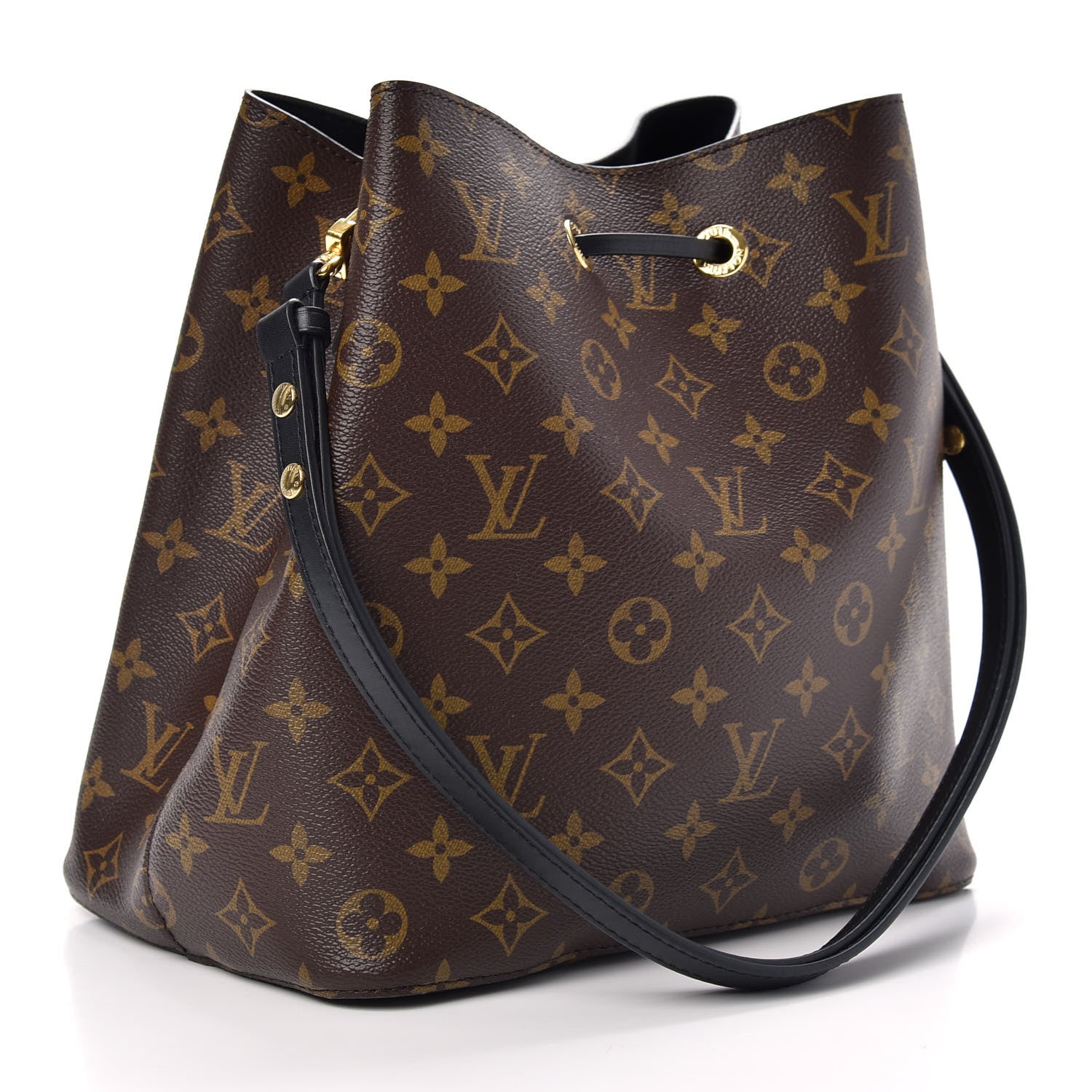 Louis Vuitton Monogram Neonoe MM Black 3 of 9