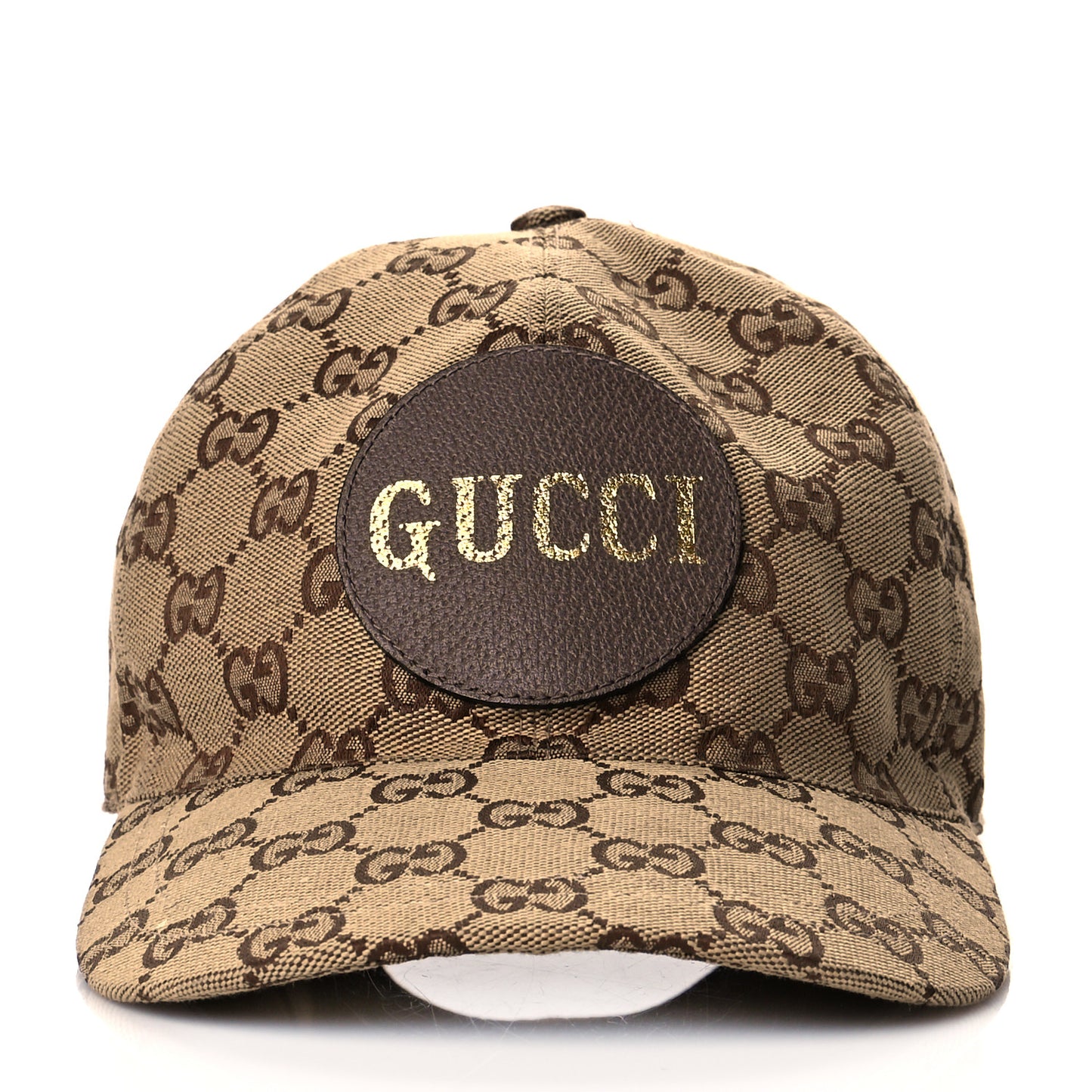 Monogram Textured Dollar Calfskin Zeno Baseball Hat XL Beige