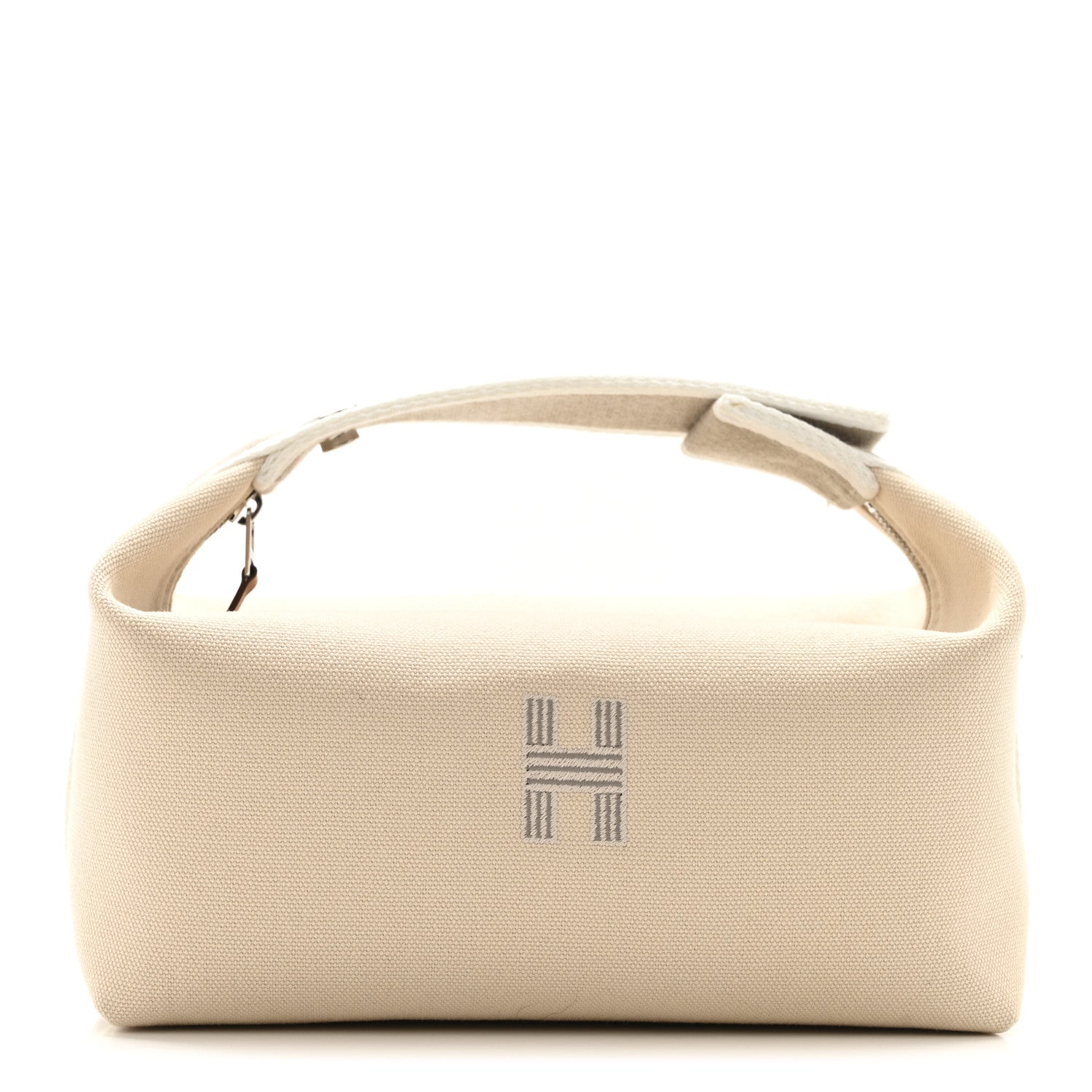 Hermes Canvas Small Bride-A-Brac Pouch Natural 1 of 8