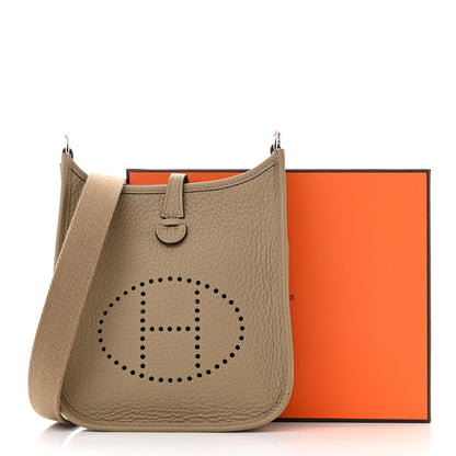 Hermes Taurillon Clemence Amazone Evelyne TPM Beige Marfa 12 of 12